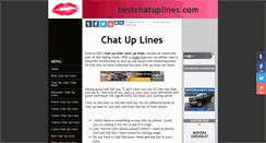 Desktop Screenshot of bestchatuplines.com