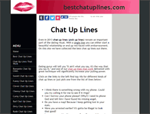Tablet Screenshot of bestchatuplines.com